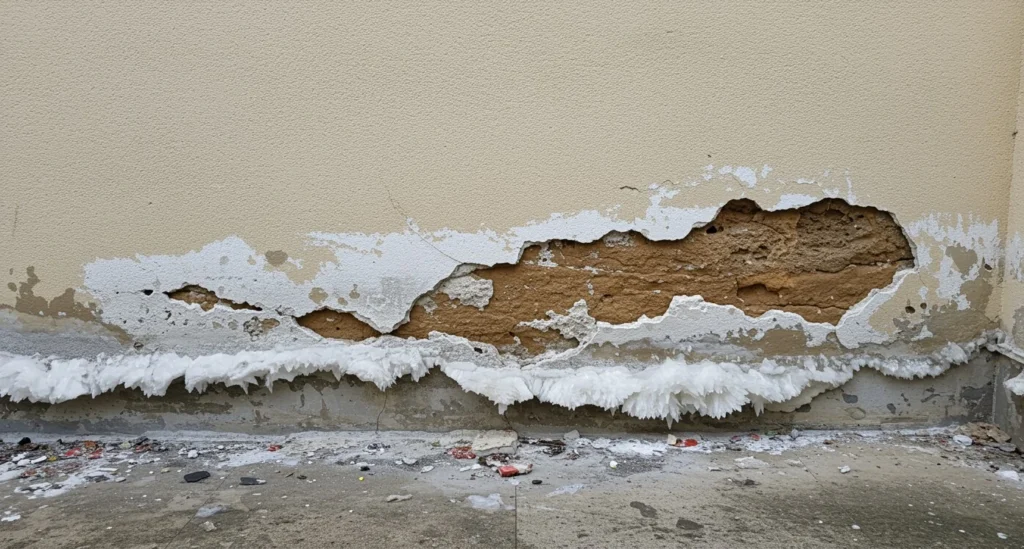 Salitre en pared exterior - LABO AAI