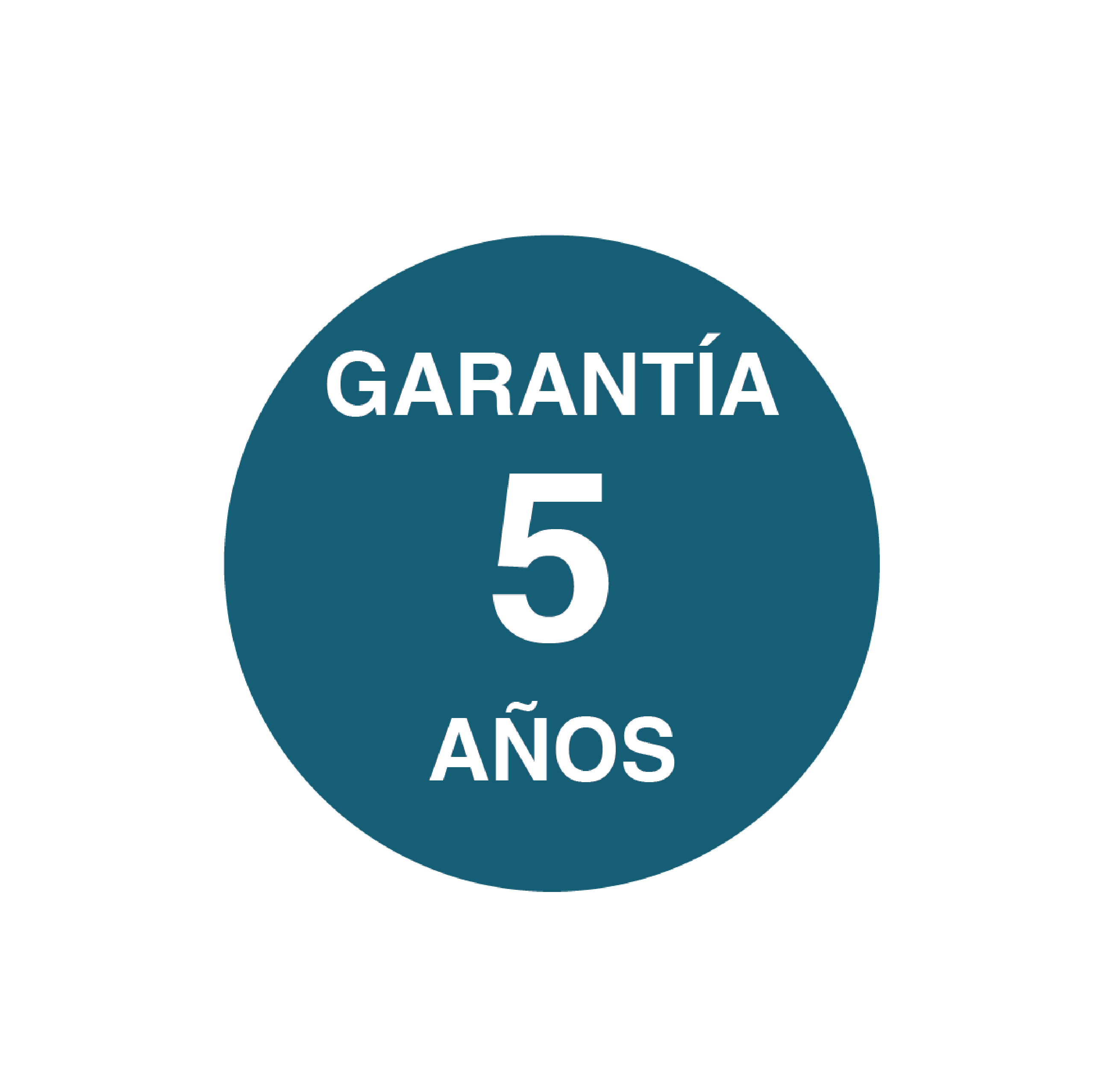 GARANTÍA 5 AÑOS