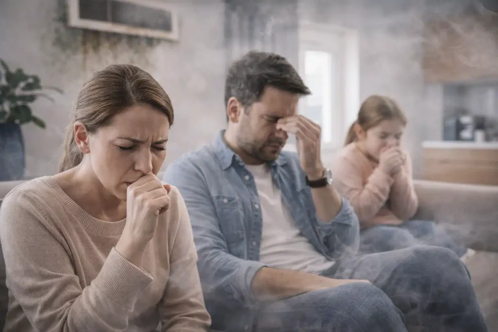 Contaminación interior en casa