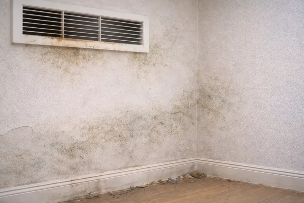 Daños causados ​​por mala ventilación del hogar